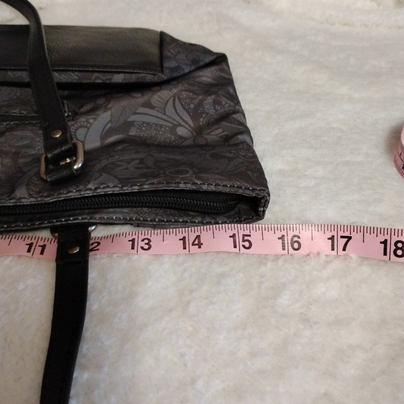 2 pc. Sakroots Metro Tote Bag & Encino Wallet ~Spirit Desert~ BlackTonal EUC - Picture 7 of 14